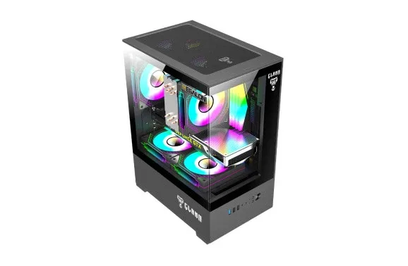 Gabinete Gamer Night Megalon Com 03 Fans Clanm Gamer.