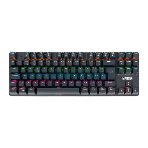 Teclado Mecanico Mancer Shade MK3, Rainbow, Switch Huano Vermelho