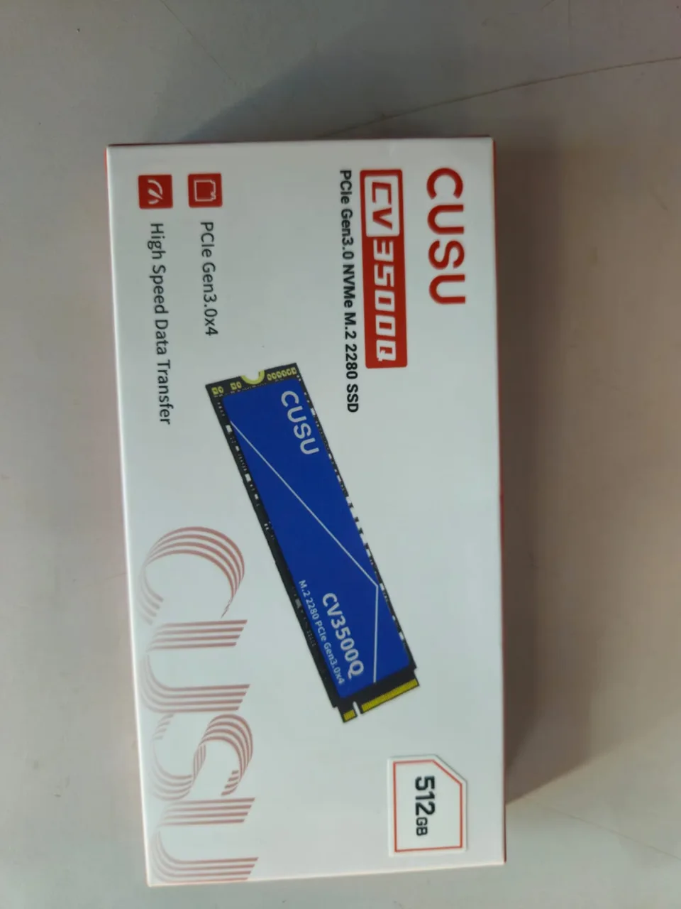 SSD 512GB NVME PCIe GEN3 CUSU