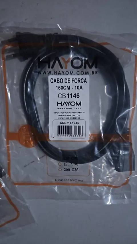 Cabo de Força 1.50 Metros HAYOM