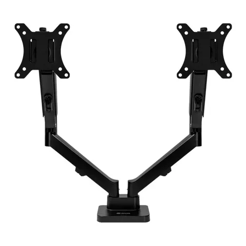 Suporte Articulado Com Pistao a Gas Para Dois Monitores Zinnia Nimbo 210, 13 Pol. a 32 Pol., Preto