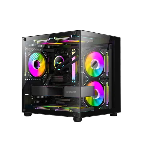 Gabinete Gamer Hayom GB-1796, 04 Fans RGB Controlaveis Inclusas.