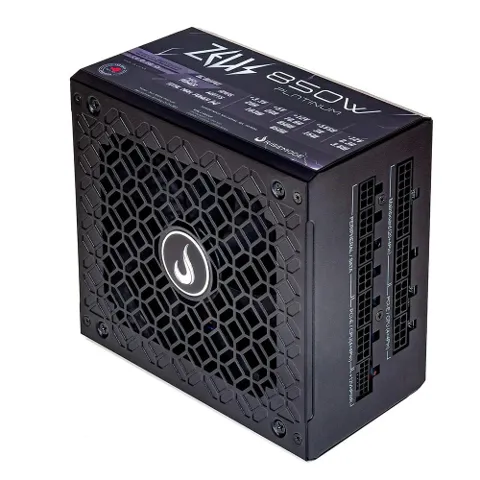Fonte Gamer Rise Mode Zeus, 850W, Modular, PFC Ativo, Preto
