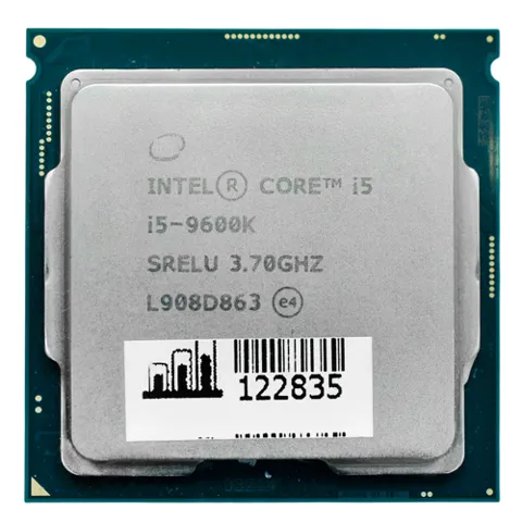 Processador Intel Core i5-9600K, 9ª Geração, Vídeo Integrado, LGA 1151