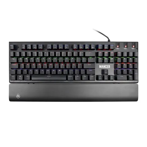 Teclado Mecanico Mancer Tharix, Rainbow, ABNT2, Switch Vermelho