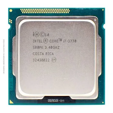 Processador I7 3770 3,4 GHz Base / 3,9 GHz Turbo 3ª Geração 4 Núcleos e 8 Threads