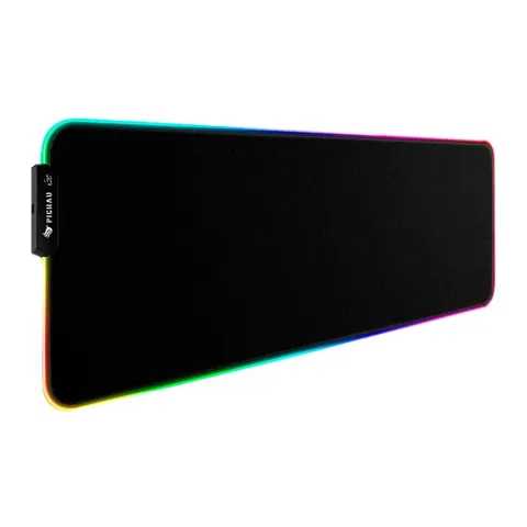 Mousepad Pichau Stellaris, RGB, Grande, 780x380x3mm, Preto