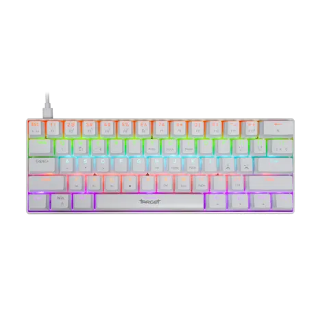 Teclado Mecanico TGT Sherman Compacto,Rainbow,ABNT2,Switch Azul