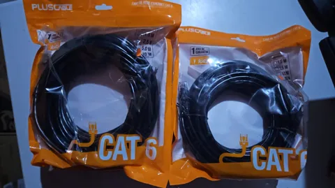 Cabo de Rede CAT6 10 Metros Preto PLUS CABLE