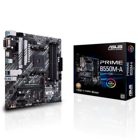 Placa-Mãe ASUS Prime B550M-A, AMD AM4, mATX, DDR4