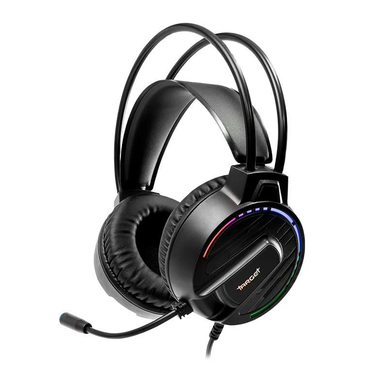 Headset Gamer TGT B33, Rainbow, Drivers 50mm, Preto