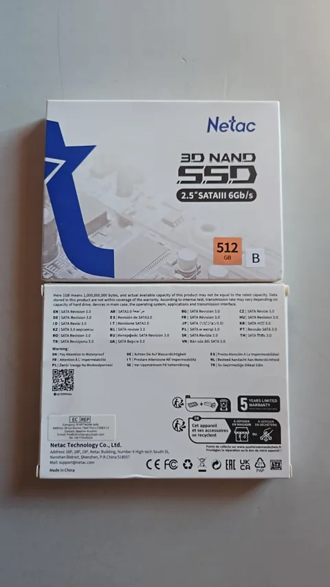 SSD 512GB SATA 3 NETAC