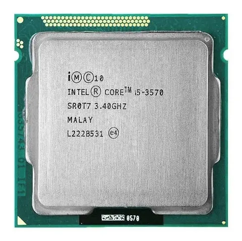 Processador I5 3570 3.40 GHz, 4 Núcleos, 4 Threads, Sem Cooler