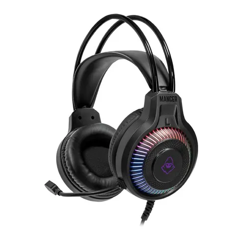 Headset Gamer Mancer Twilight S, Rainbow, Drivers 40mm, Preto