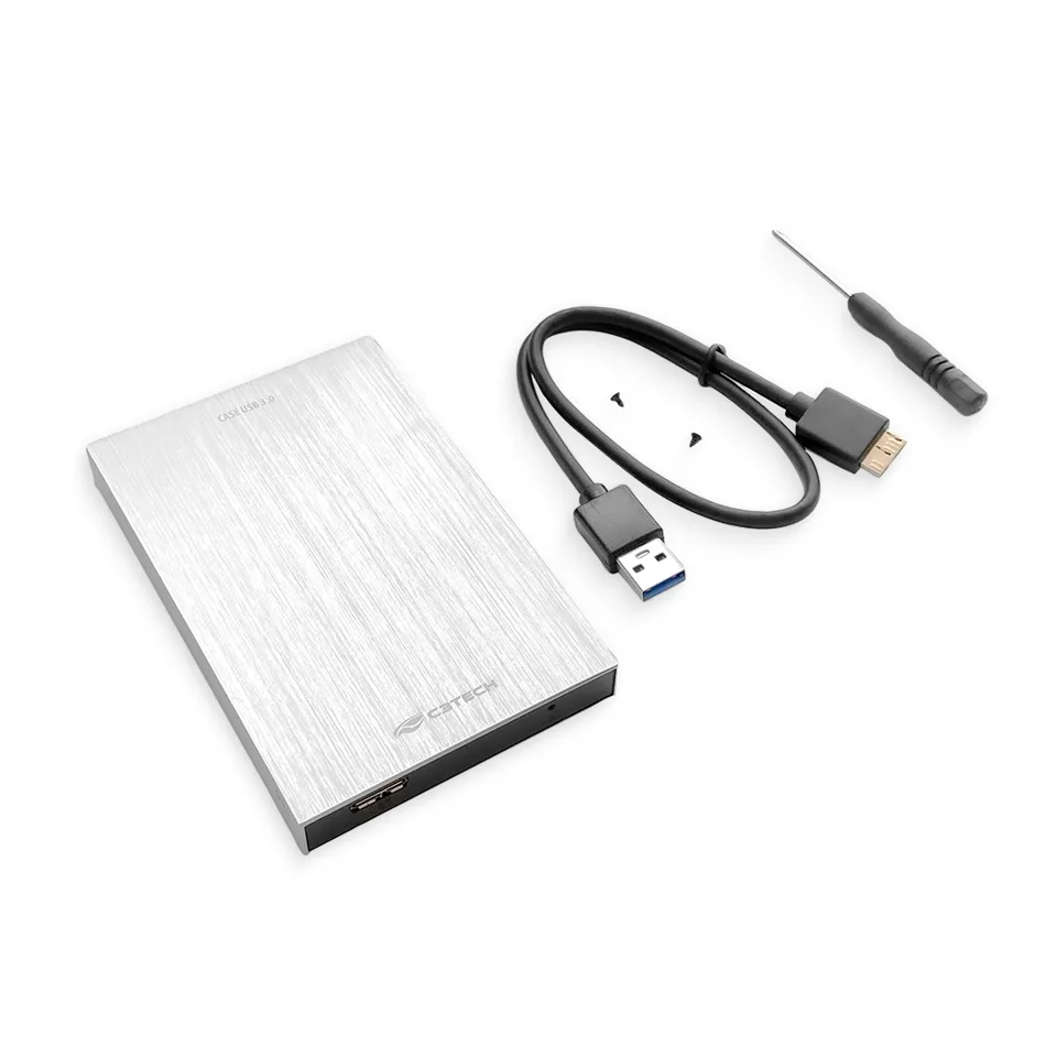 Gaveta para HD/SSD Externo 2,5" USB 3.0 CH-400SI C3Tech