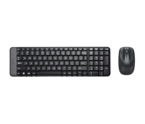 Teclado e Mouse Sem Fio MK220 Logitech, USB, Pilhas Inclusas