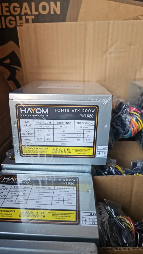 Fonte 200W Hayom, Nova