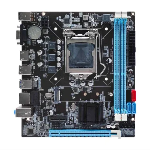 PLACA MÃE B75-G3HGU-M2 REV 3.0 1155, Segunda e Terceira Geração, Suporta CHIP TPM. BlueCase