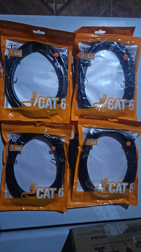 Cabo de Rede CAT6 2.5 Metros Preto PLUS CABLE