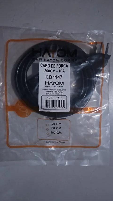 Cabo de Força 2 Metros HAYOM