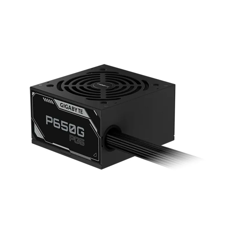 Fonte 650W 80 PLUS Gold Gigabyte P650G PG5, PFC Ativo, Preto